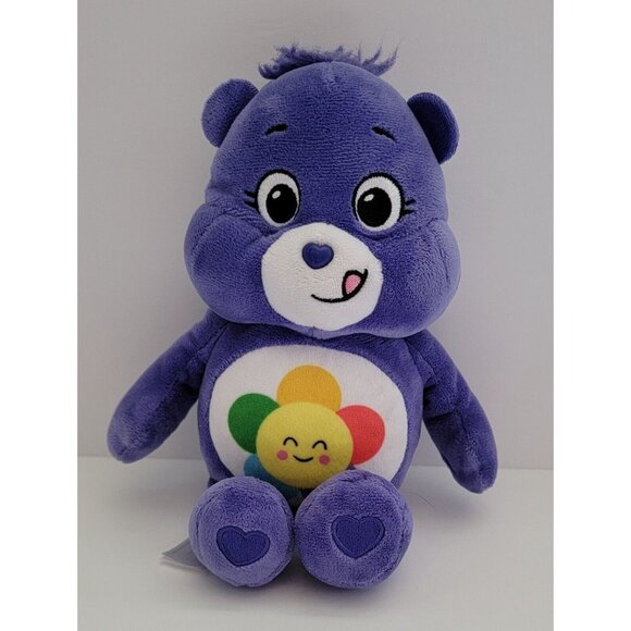 Care Bear Harmony Purple Plush Stuffed Animal 10" Basic Fun 2020 Toy - Picture 1 of 5